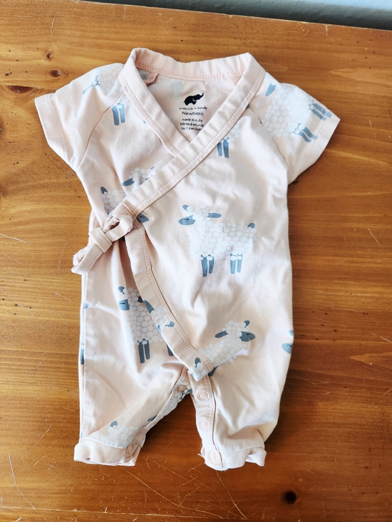 monica + andy Other - Monica + Andy Kimono Romper with Sheep Print
